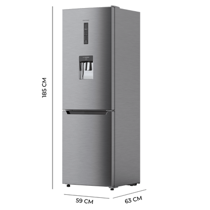 Cecotec Bolero CoolMarket 322 WD Inox Frigorífico Combi