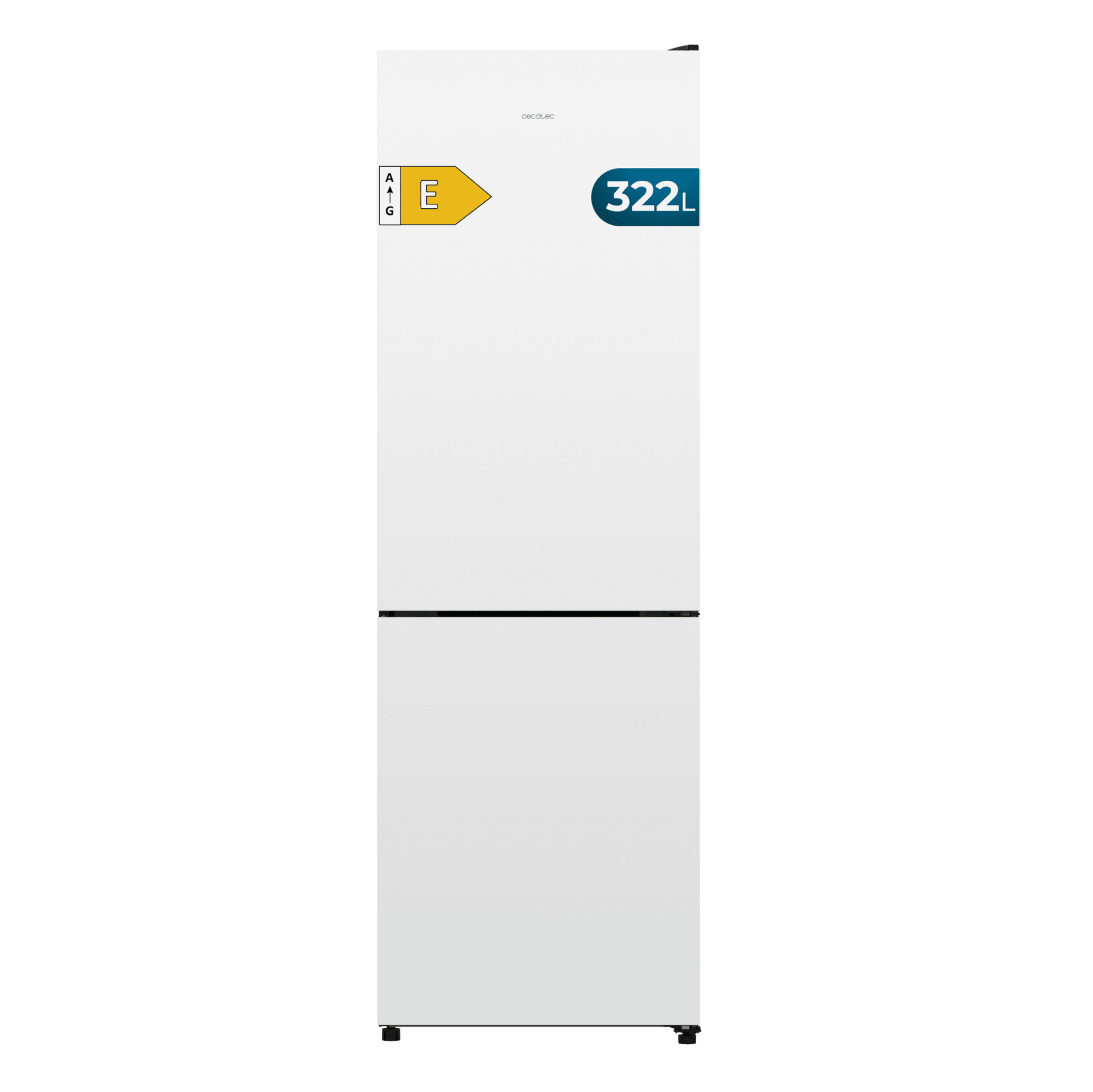Cecotec CoolMarket 322 Frigorífico Combi Clase E Blanco