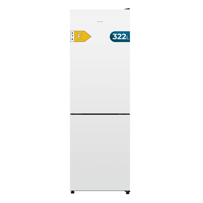 Cecotec CoolMarket 322 Frigorífico Combi Clase E Blanco
