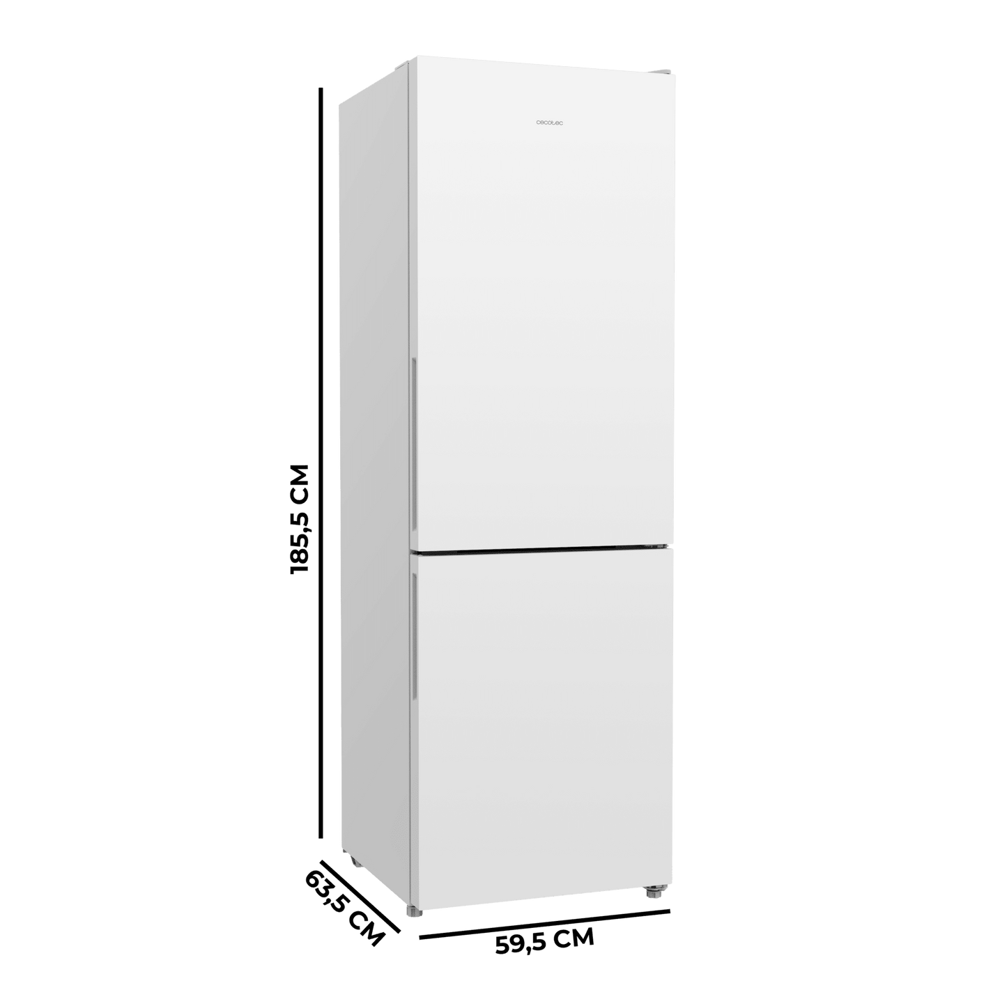 Cecotec CoolMarket 322 Frigorífico Combi Clase E Blanco