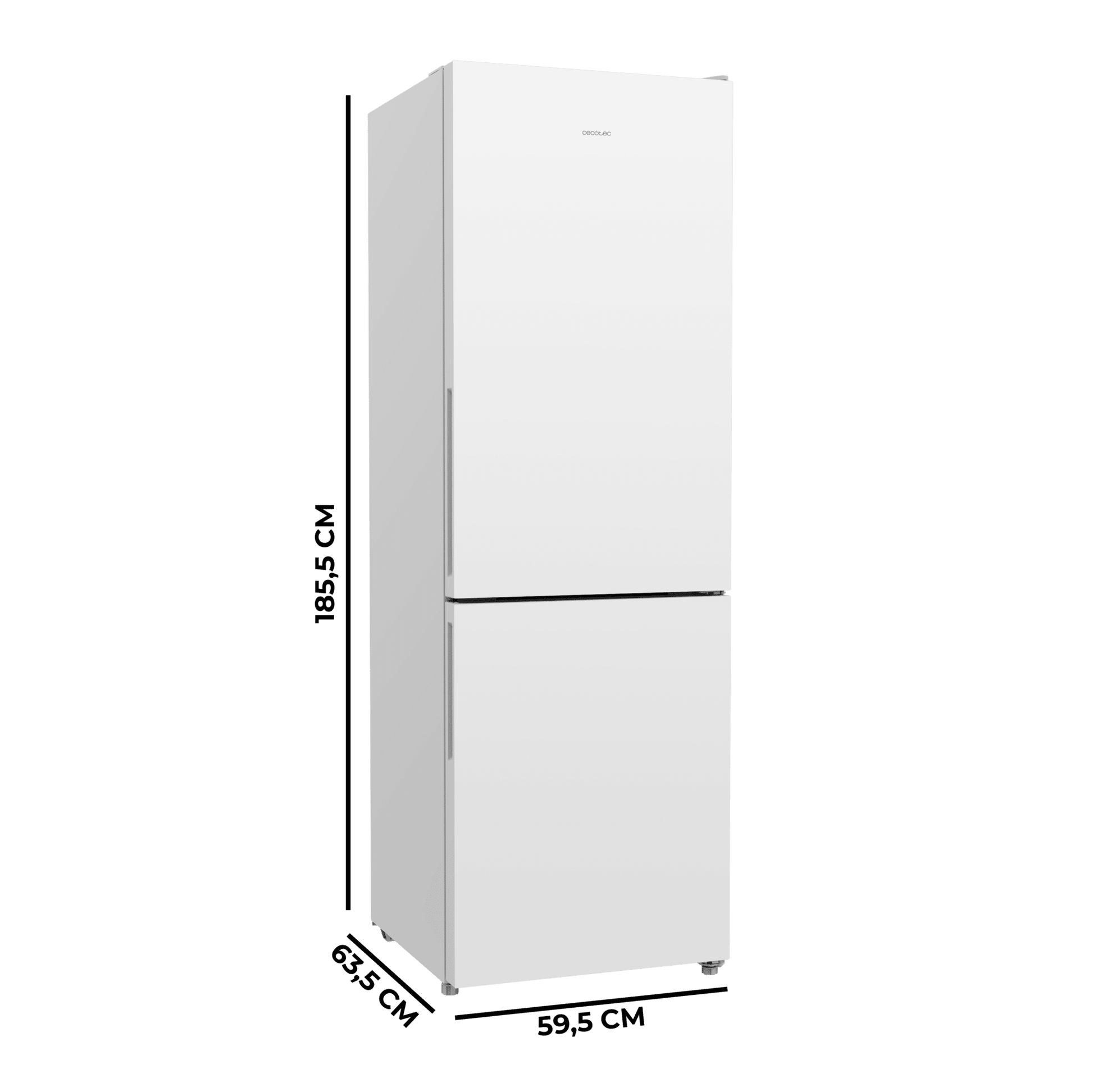 Cecotec CoolMarket 322 Frigorífico Combi Clase E Blanco