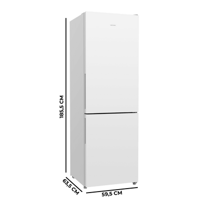 Cecotec CoolMarket 322 Frigorífico Combi Clase E Blanco