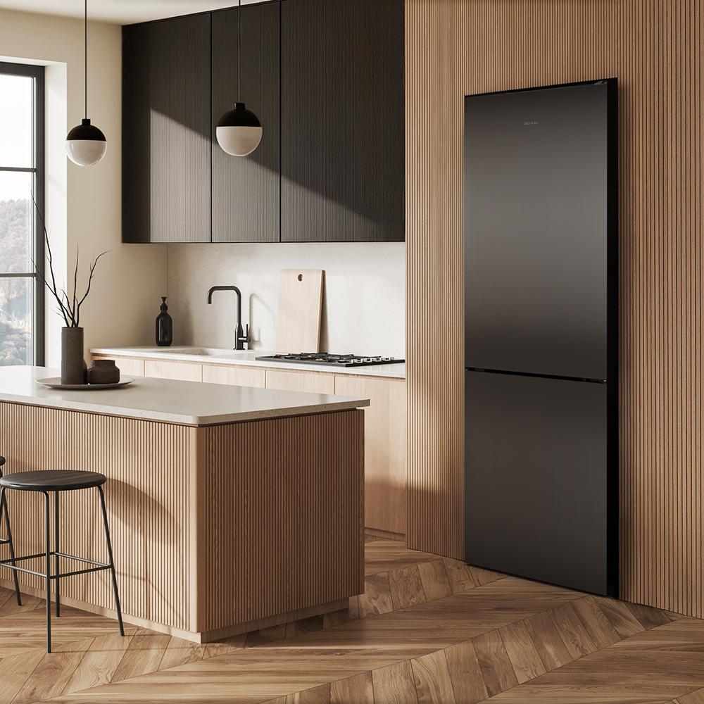 Cecotec Bolero CoolMarket 322i Frigorífico Combi Acero Inox Oscuro 322L
