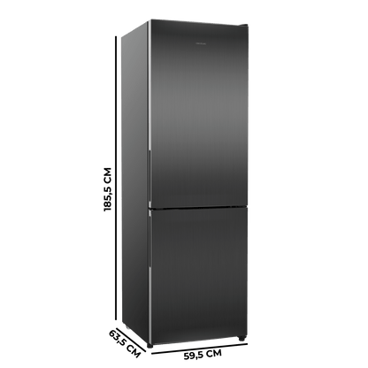 Cecotec Bolero CoolMarket 322i Frigorífico Combi Acero Inox Oscuro 322L