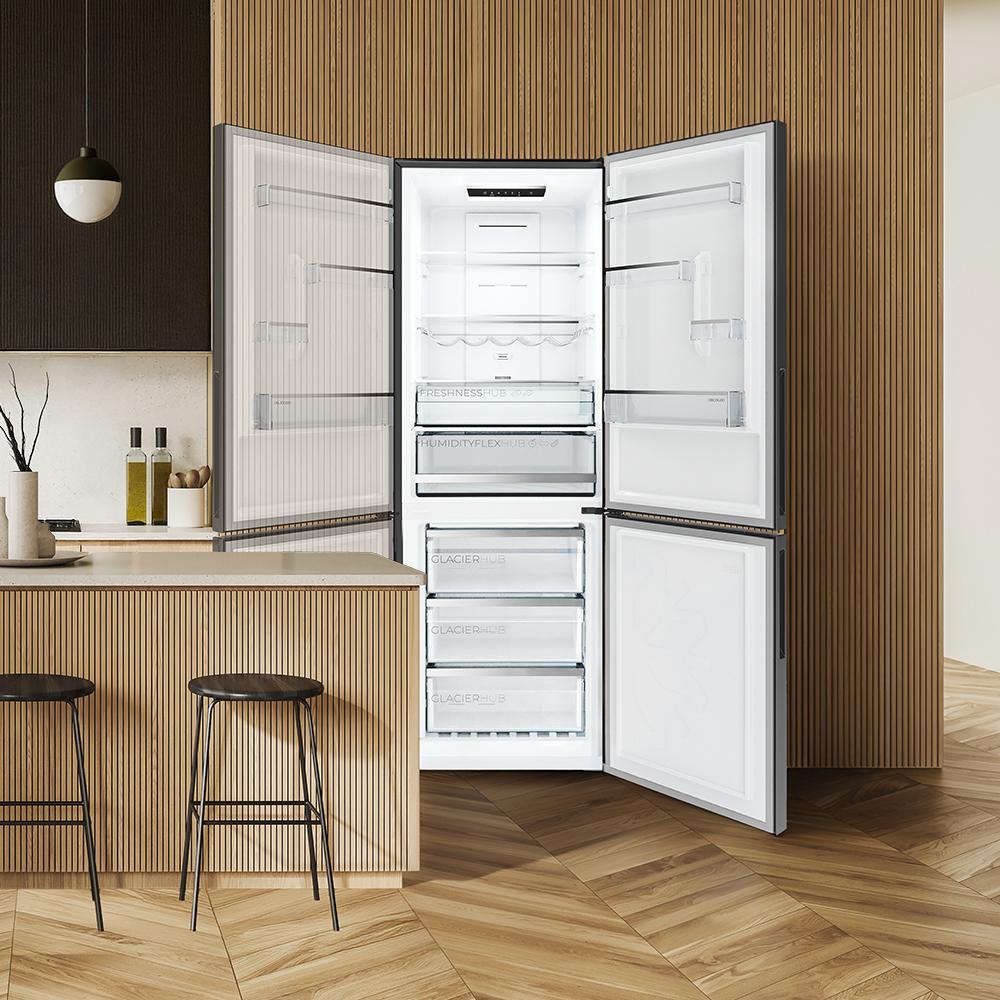 Cecotec Bolero CoolMarket 322i Frigorífico Combi Acero Inox Oscuro 322L