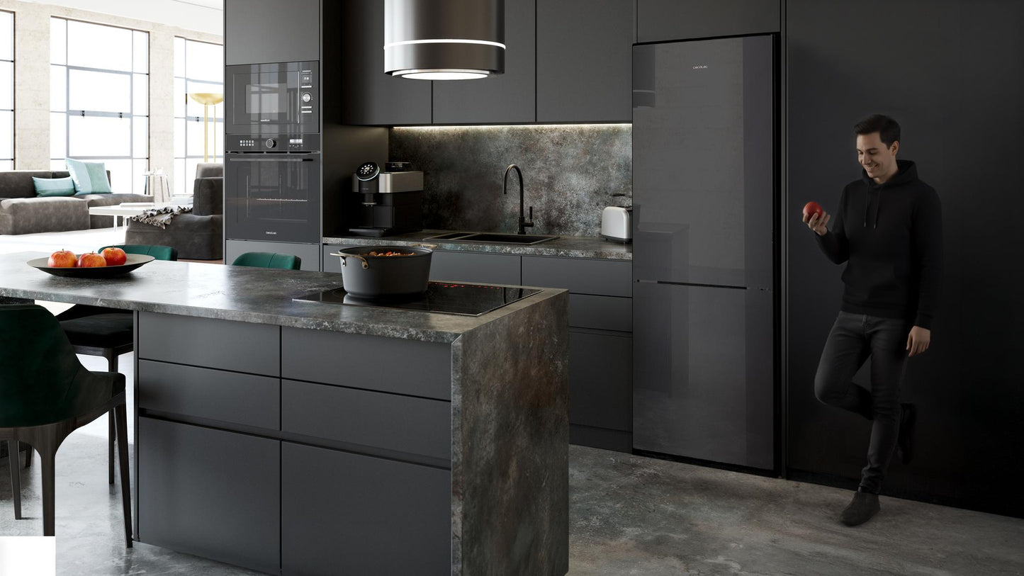 Cecotec CoolMarket 322i Frigorífico Combi Gris 322L