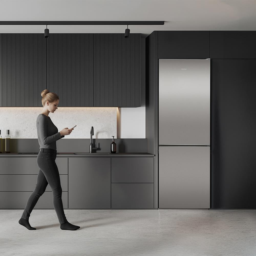 Cecotec Bolero CoolMarket Combi 322i Frigorífico Combi Acabado Inox