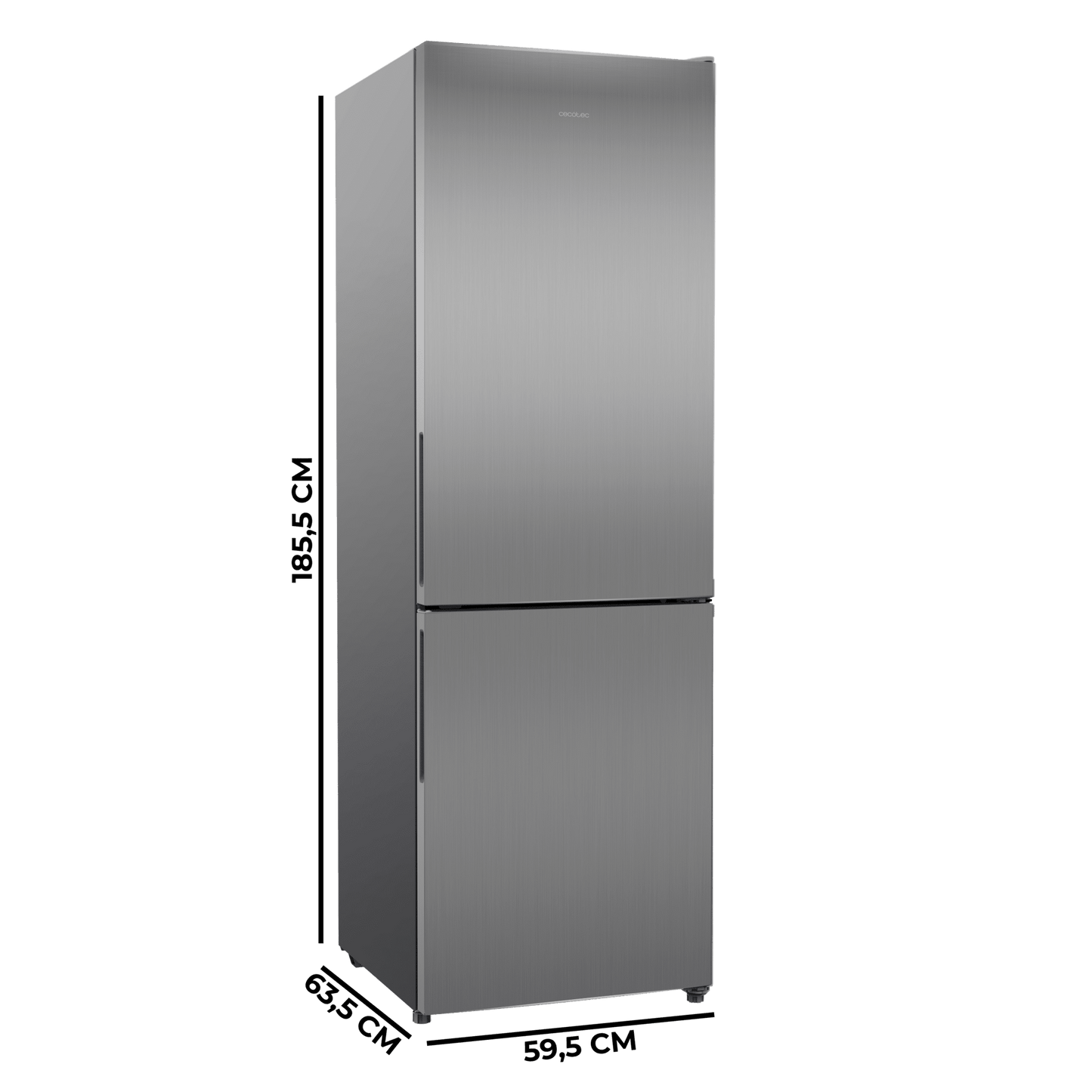 Cecotec Bolero CoolMarket Combi 322i Frigorífico Combi Acabado Inox