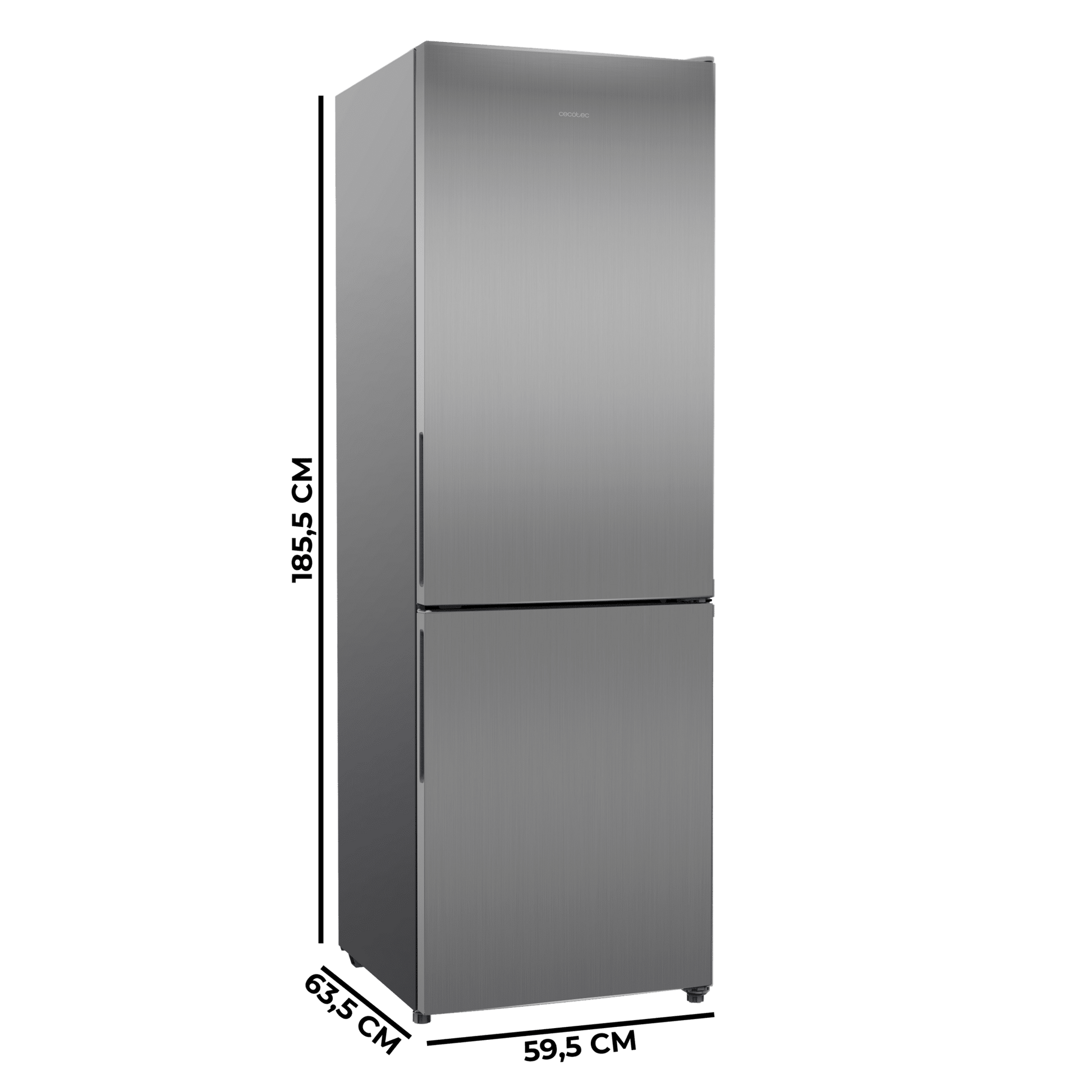 Cecotec Bolero CoolMarket Combi 322i Frigorífico Combi Acabado Inox