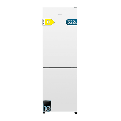 Cecotec Bolero CoolMarket 322i Refrigerador Combi Blanco de Cocina