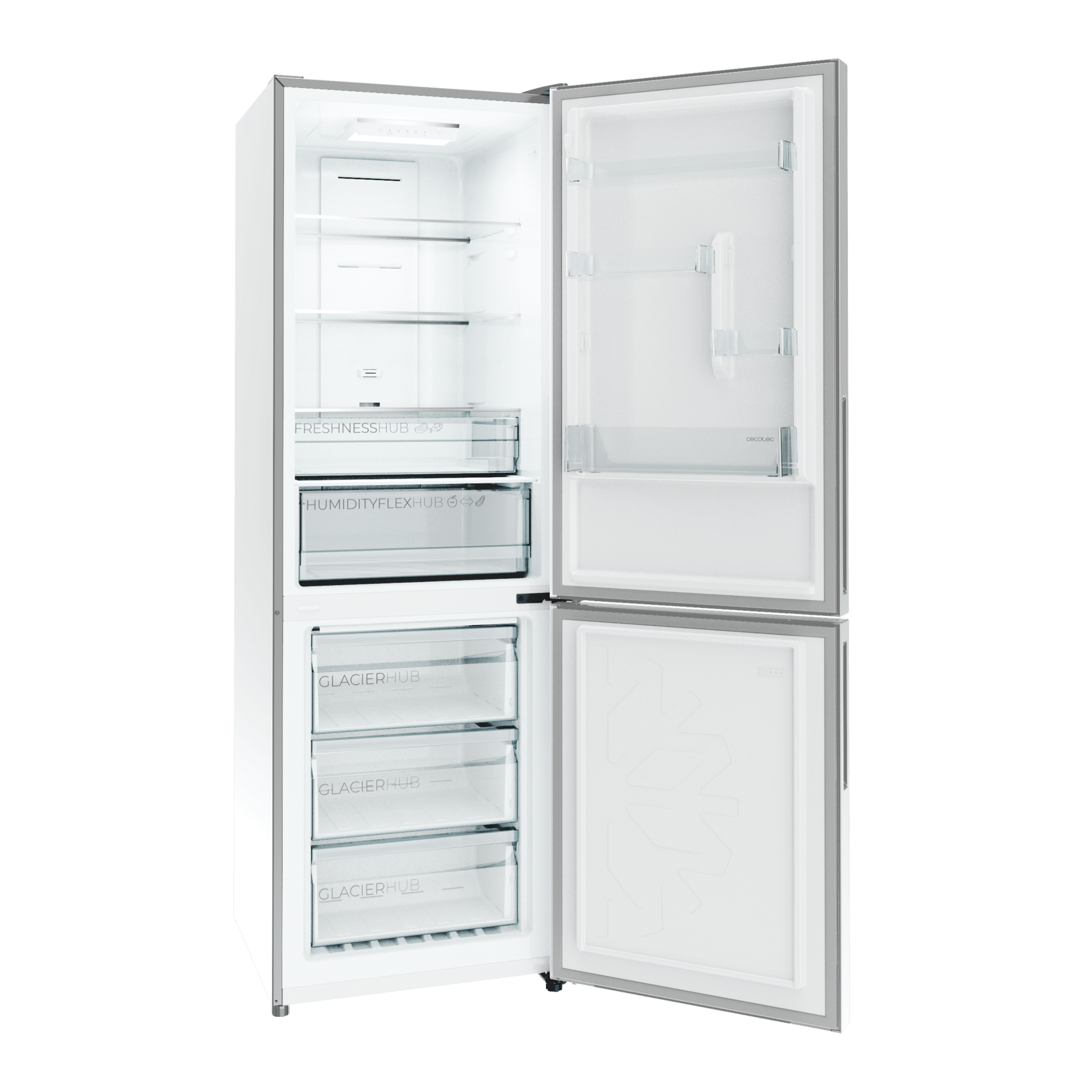 Cecotec Bolero CoolMarket 322i Refrigerador Combi Blanco de Cocina