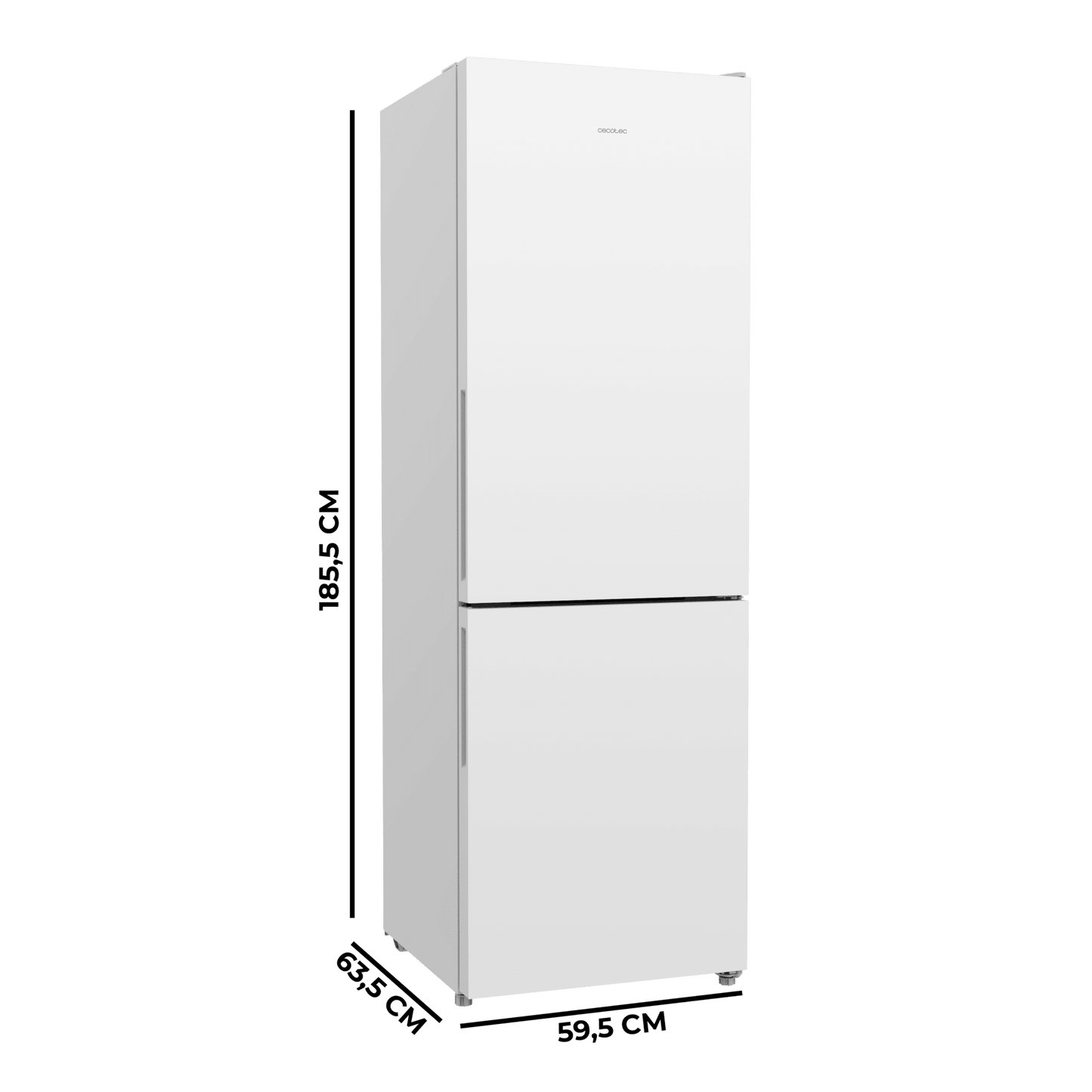 Cecotec Bolero CoolMarket 322i Refrigerador Combi Blanco de Cocina