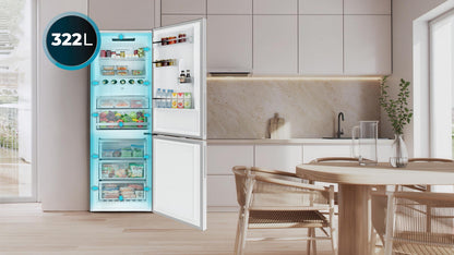 Cecotec CoolMarket 322i Frigorífico Combi Cristal Blanco 322L