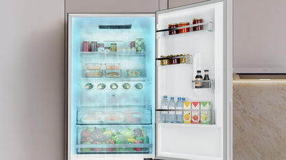 Cecotec CoolMarket 322i Frigorífico Combi Cristal Blanco 322L