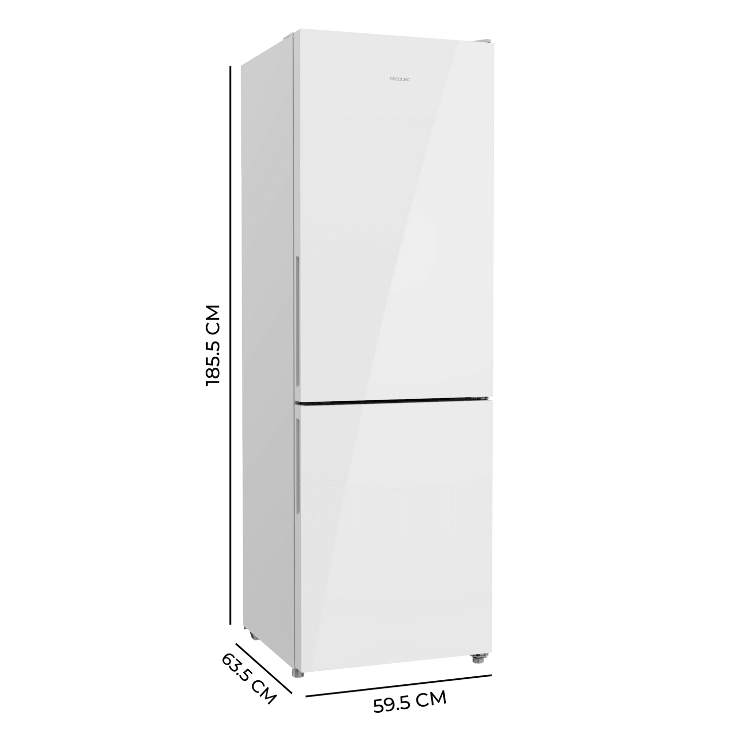 Cecotec CoolMarket 322i Frigorífico Combi Cristal Blanco 322L
