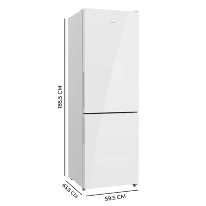 Cecotec CoolMarket 322i Frigorífico Combi Cristal Blanco 322L