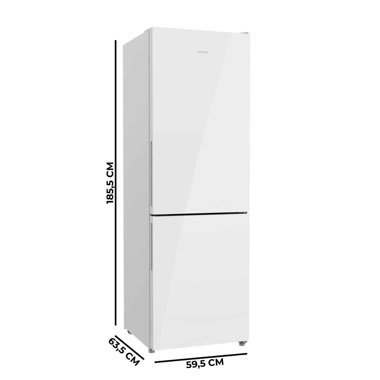 Cecotec Bolero CoolMarket Combi 322i White Glass E Frigorífico Combi