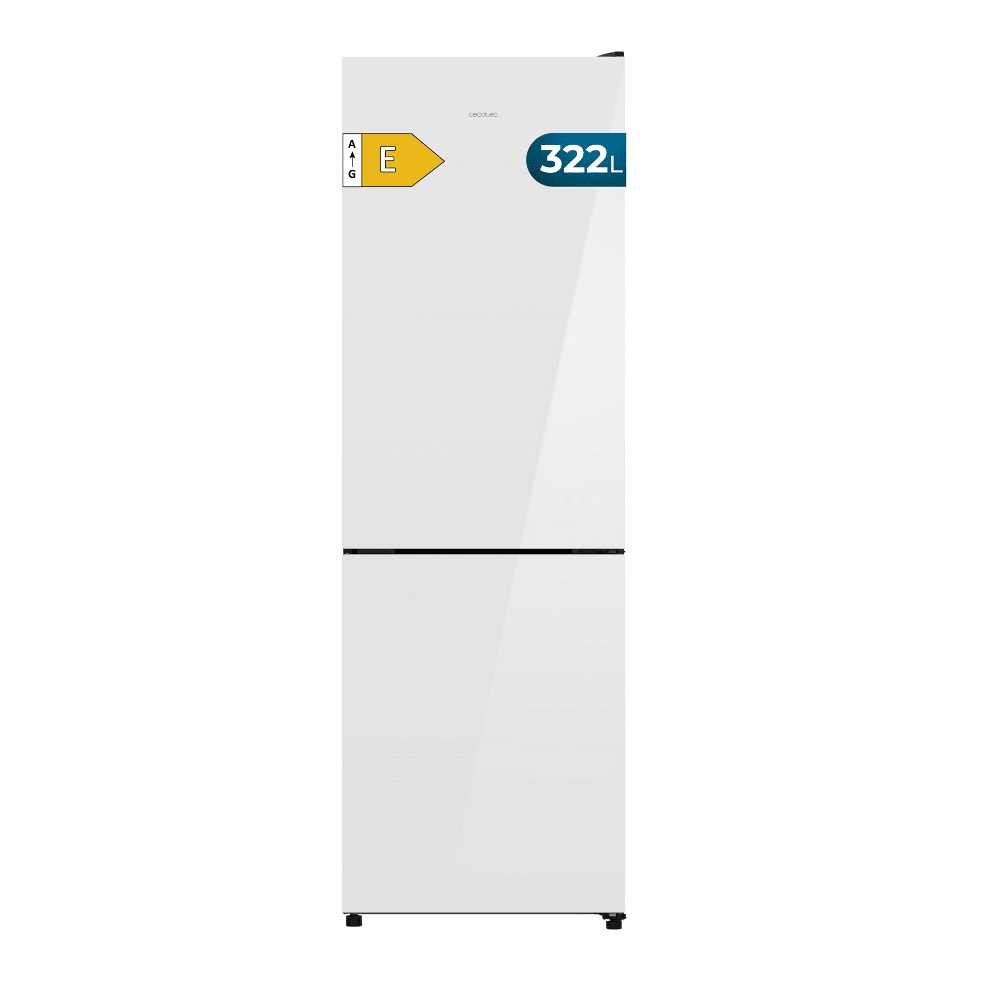 Cecotec Bolero CoolMarket Combi 322i White Glass E Frigorífico Combi