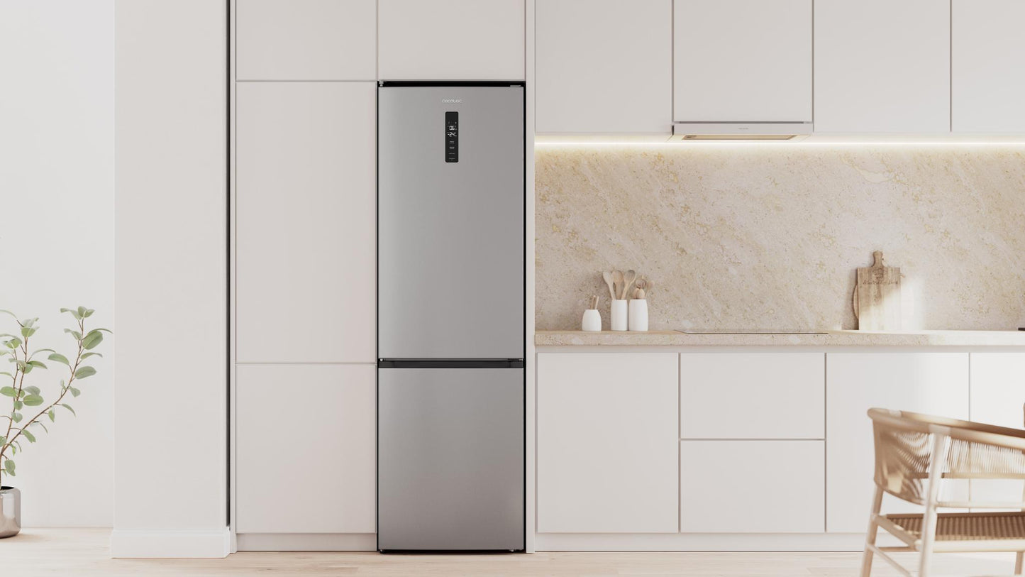 Cecotec Bolero CoolMarket Combi 335 Inox E Frigorífico