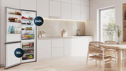 Cecotec Bolero CoolMarket Combi 335 Inox E Frigorífico