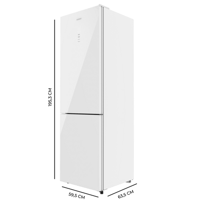 Bolero CoolMarket Combi 335 White Glass E