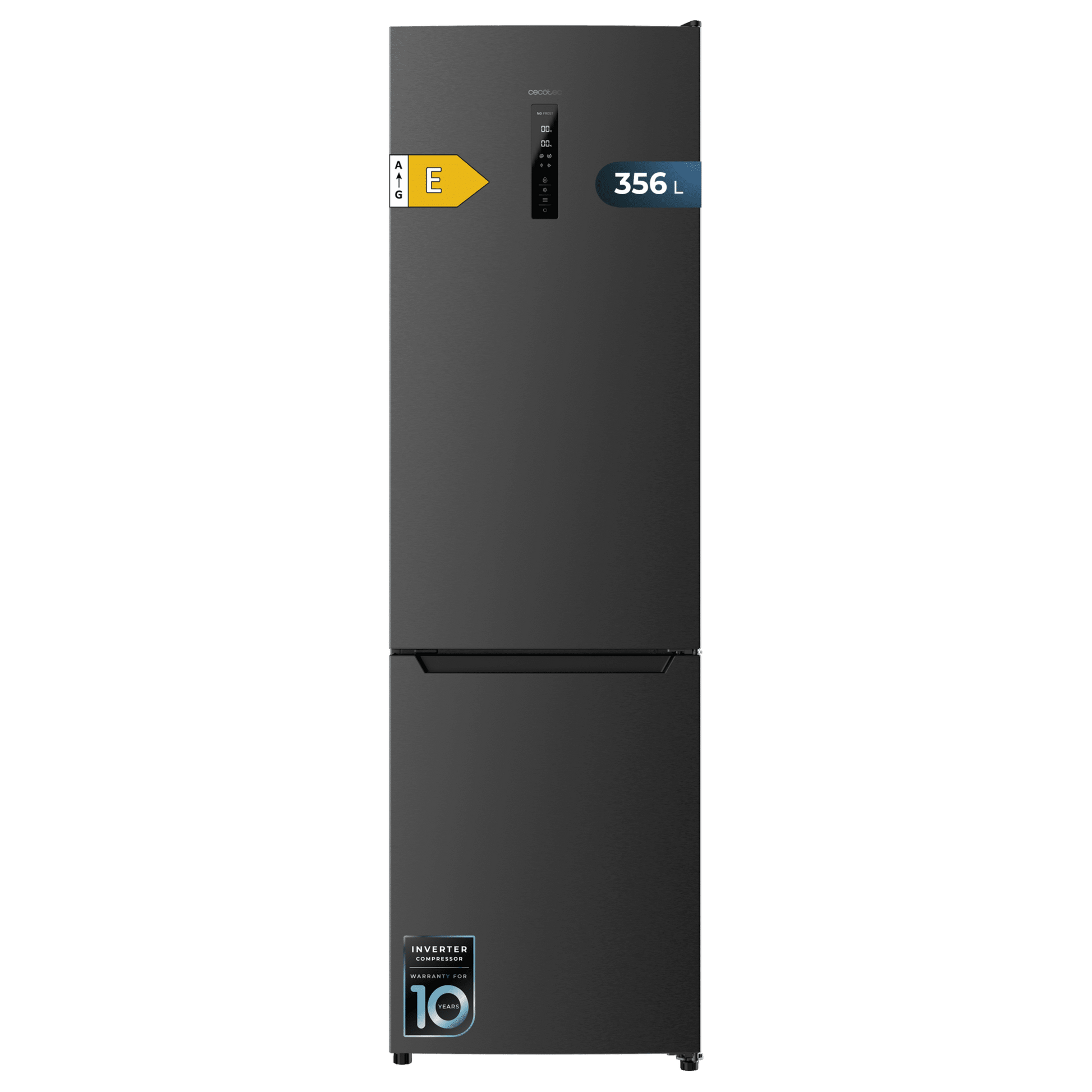 Cecotec Bolero CoolMarket 356 Dark E Frigorífico Combi 356L