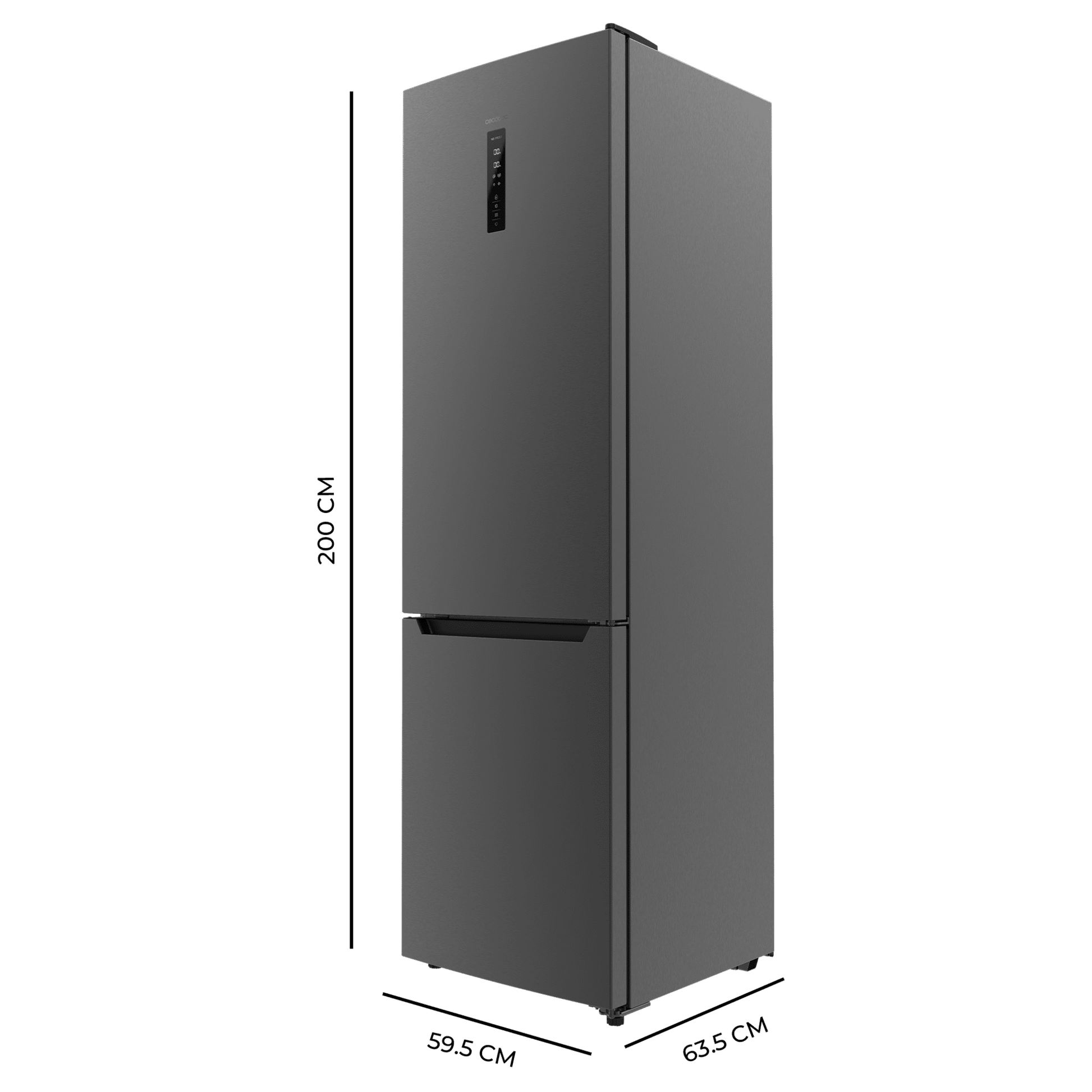 Cecotec Bolero CoolMarket 356 Dark E Frigorífico Combi 356L
