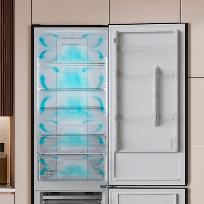 Cecotec Bolero CoolMarket 356 Dark E Frigorífico Combi 356L