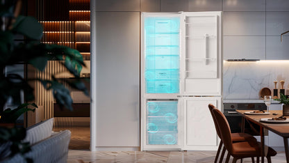 Cecotec CoolMarket Combi 356 Frigorífico Glass Grey D 356L