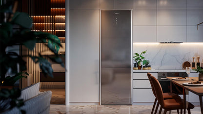 Cecotec CoolMarket Combi 356 Frigorífico Glass Grey D 356L