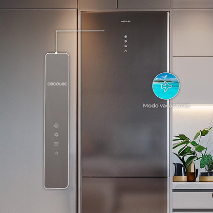 Cecotec CoolMarket Combi 356 Frigorífico Glass Grey D 356L