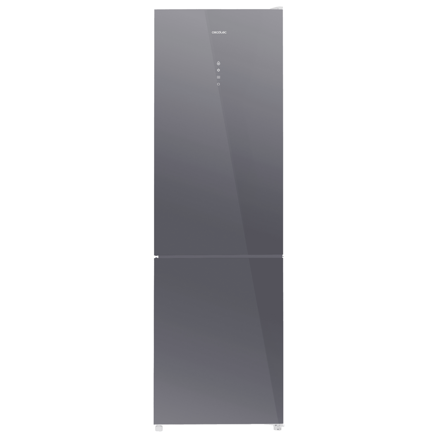 Cecotec CoolMarket Combi 356 Frigorífico Glass Grey D 356L