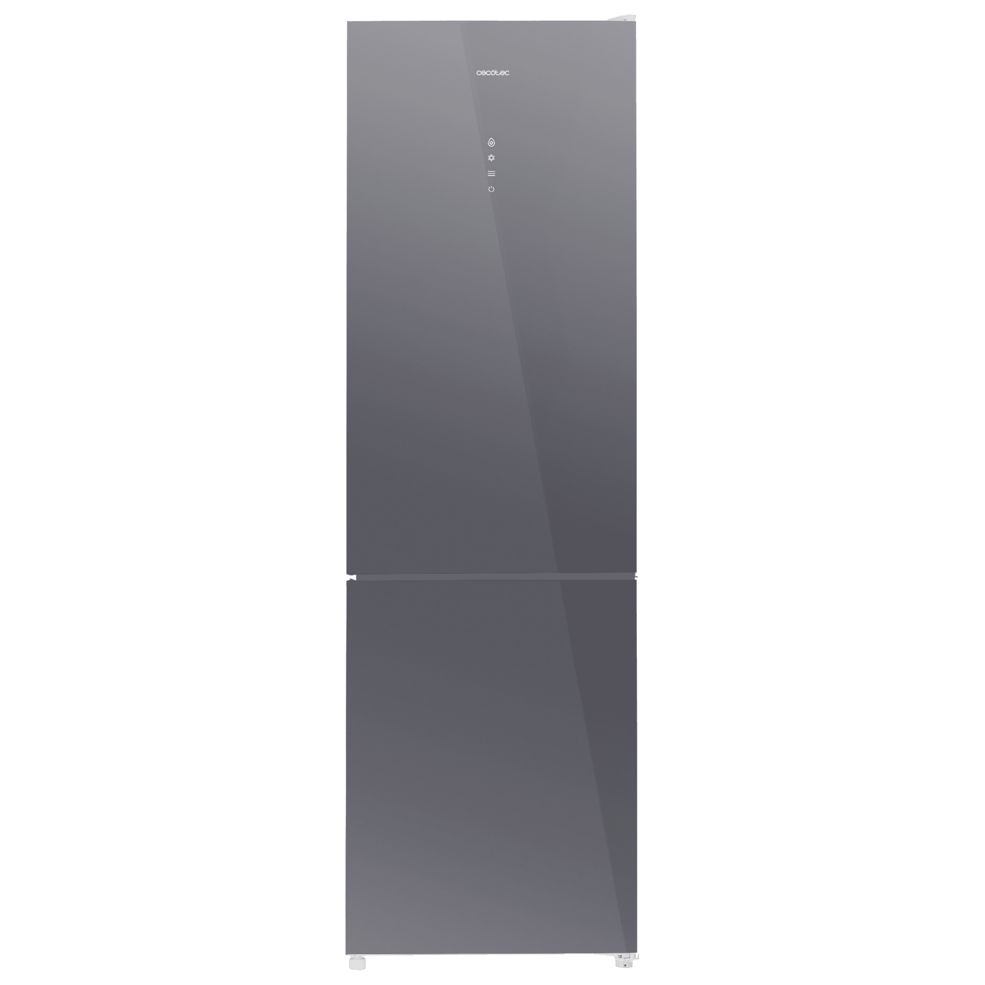 Cecotec CoolMarket Combi 356 Frigorífico Glass Grey D 356L