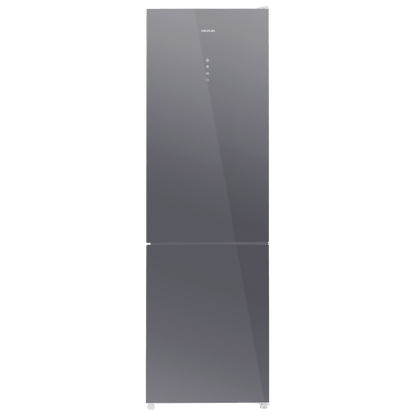 Cecotec CoolMarket Combi 356 Frigorífico Glass Grey D 356L