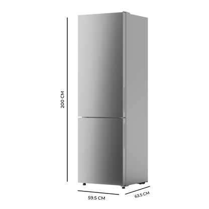Cecotec CoolMarket Combi 356 Frigorífico Glass Grey D 356L