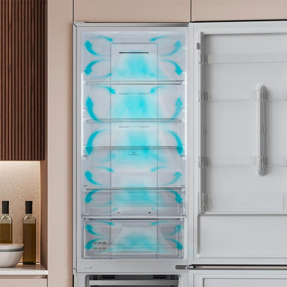 Cecotec Bolero CoolMarket Combi 356 Grey Glass Frigorífico