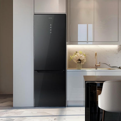 Cecotec Bolero CoolMarket Combi 356 Grey Glass Frigorífico