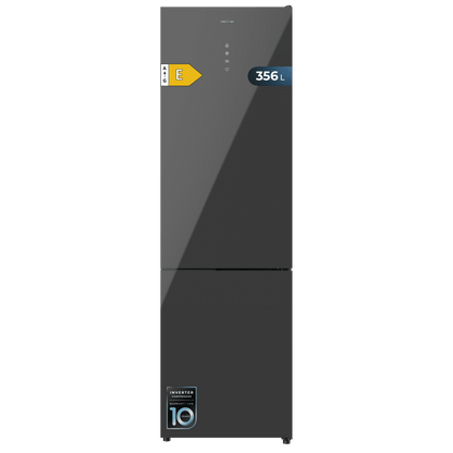 Cecotec Bolero CoolMarket Combi 356 Grey Glass Frigorífico