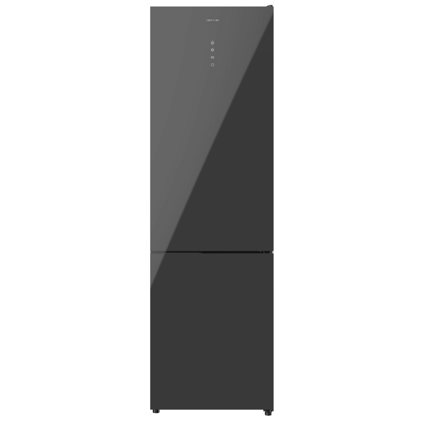 Cecotec Bolero CoolMarket Combi 356 Grey Glass Frigorífico