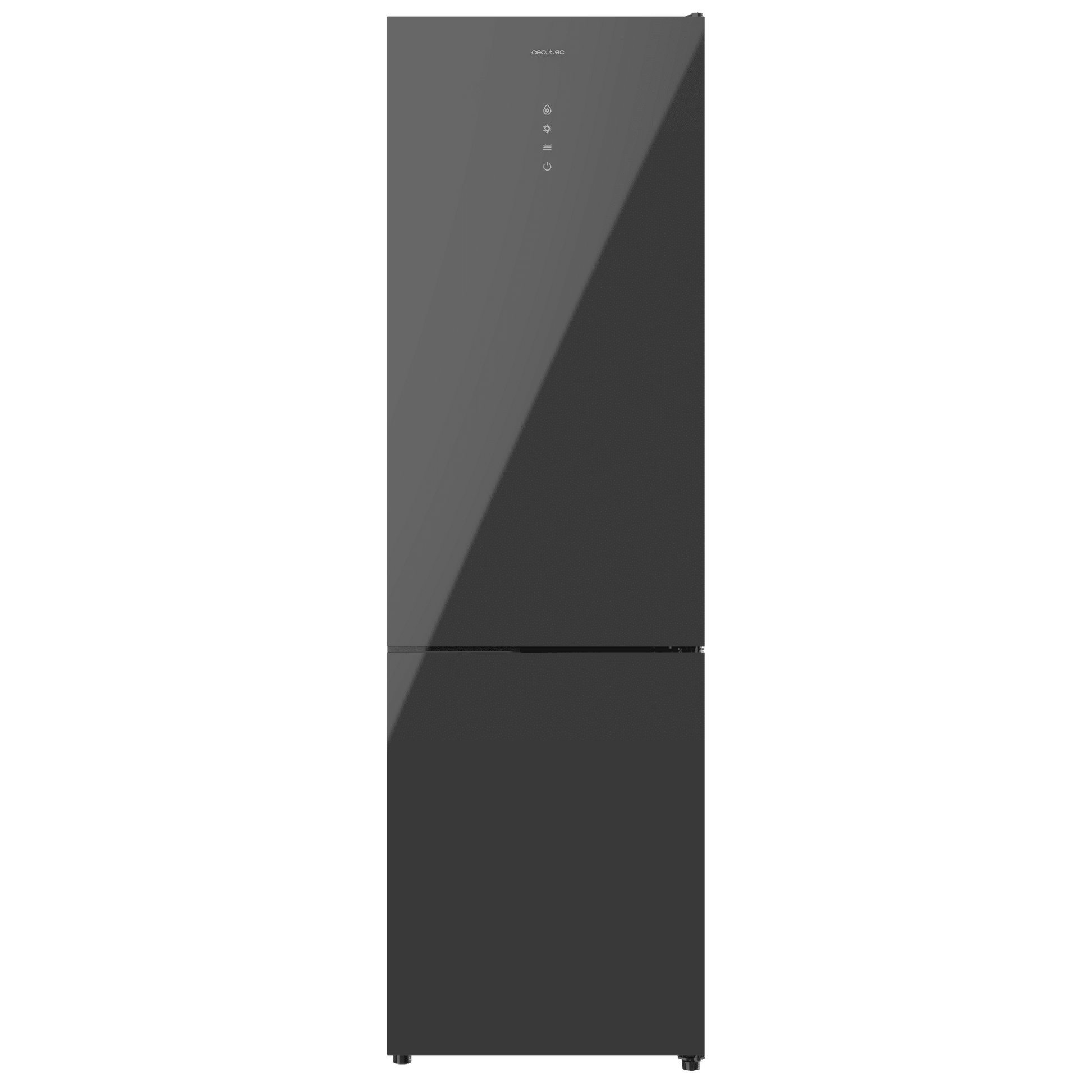Cecotec Bolero CoolMarket Combi 356 Grey Glass Frigorífico