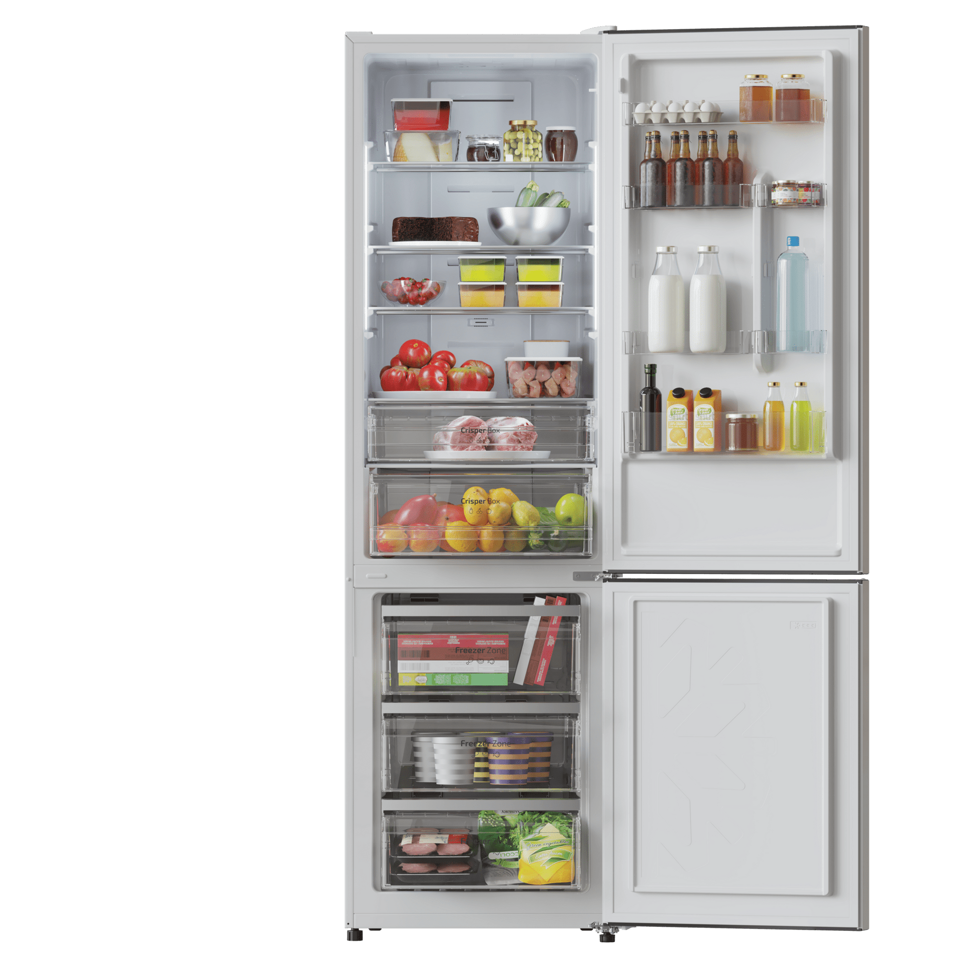 Cecotec Bolero CoolMarket Combi 356 Frigorífico No Frost Blanco E
