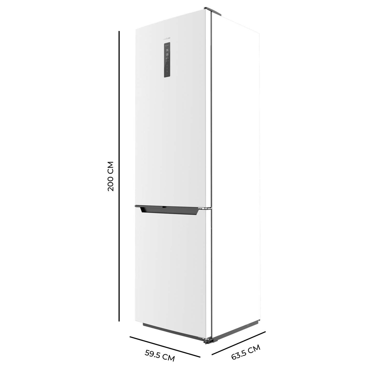 Cecotec Bolero CoolMarket Combi 356 Frigorífico No Frost Blanco E