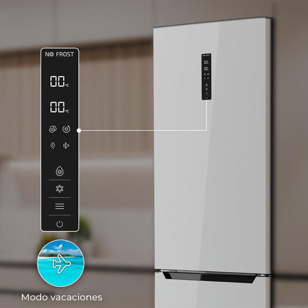 Cecotec Bolero CoolMarket Combi 356 Frigorífico No Frost Blanco E