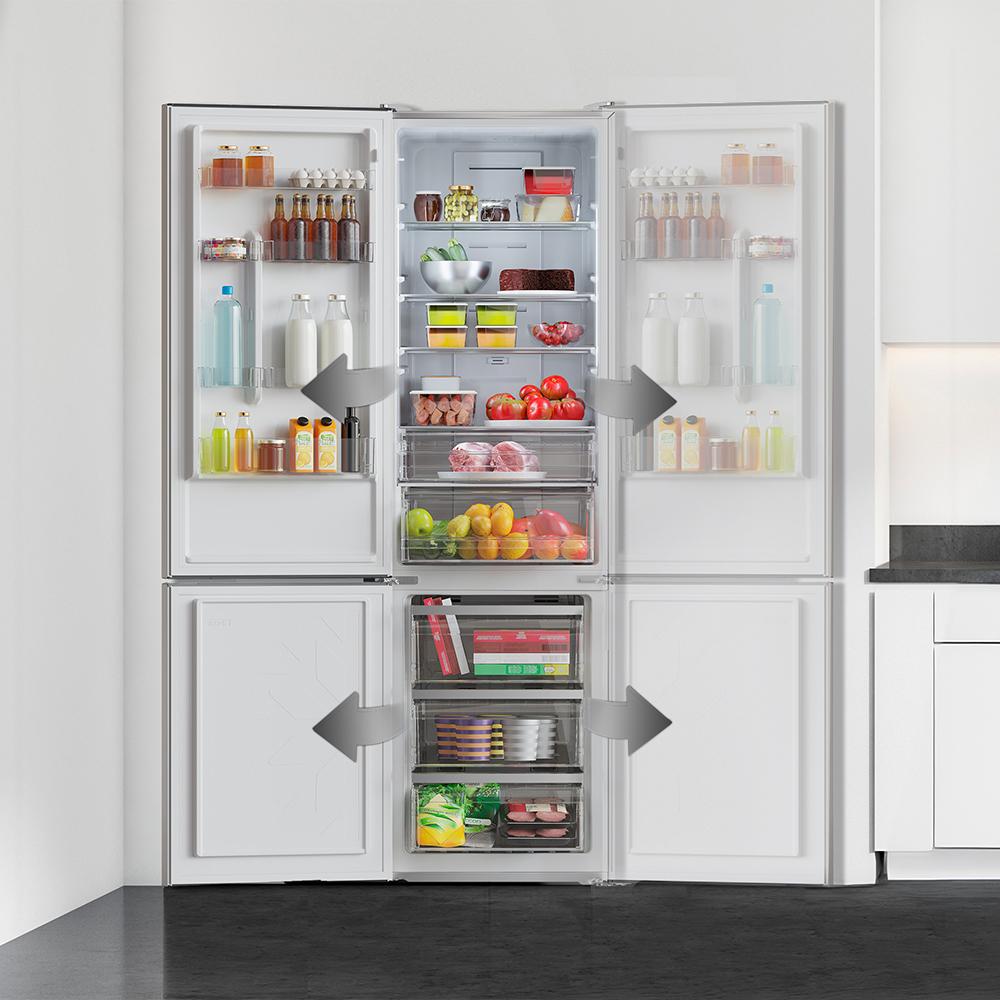 Cecotec Bolero CoolMarket Combi 356 Frigorífico No Frost Blanco E