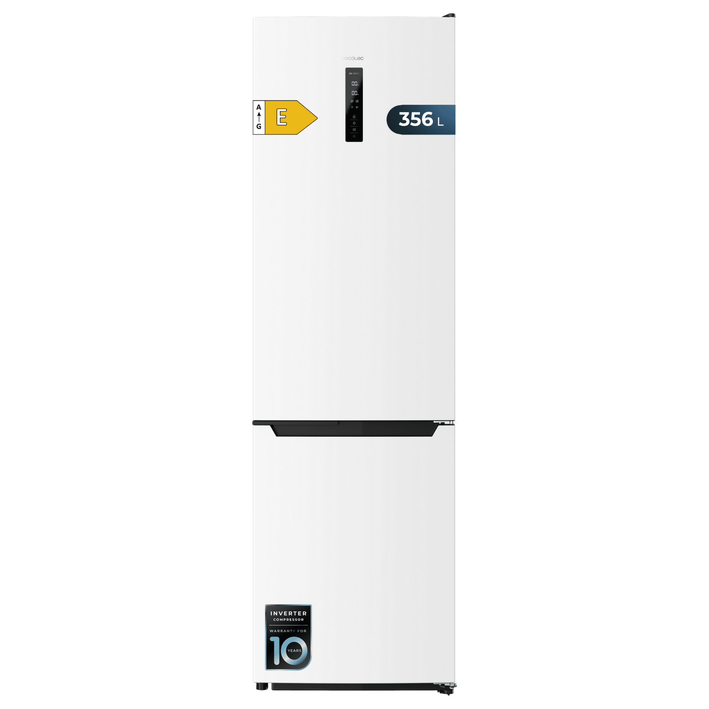 Cecotec Bolero CoolMarket Combi 356 Frigorífico No Frost Blanco E
