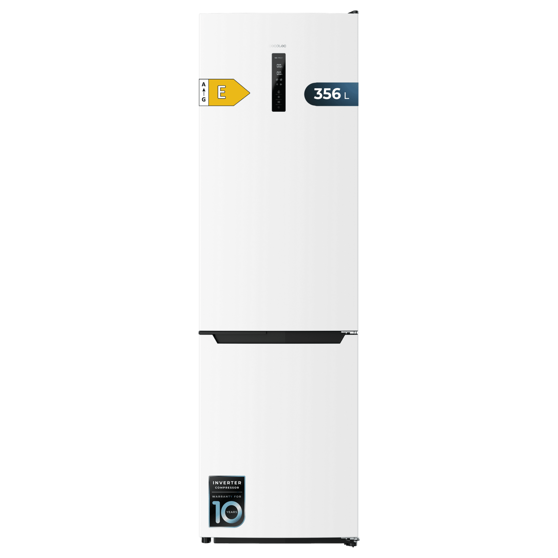 Cecotec Bolero CoolMarket Combi 356 Frigorífico No Frost Blanco E