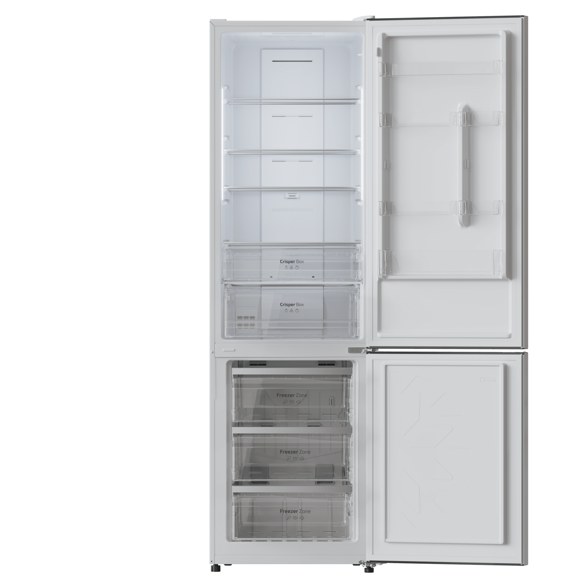 Cecotec Bolero CoolMarket Combi 356 Frigorífico No Frost Blanco E