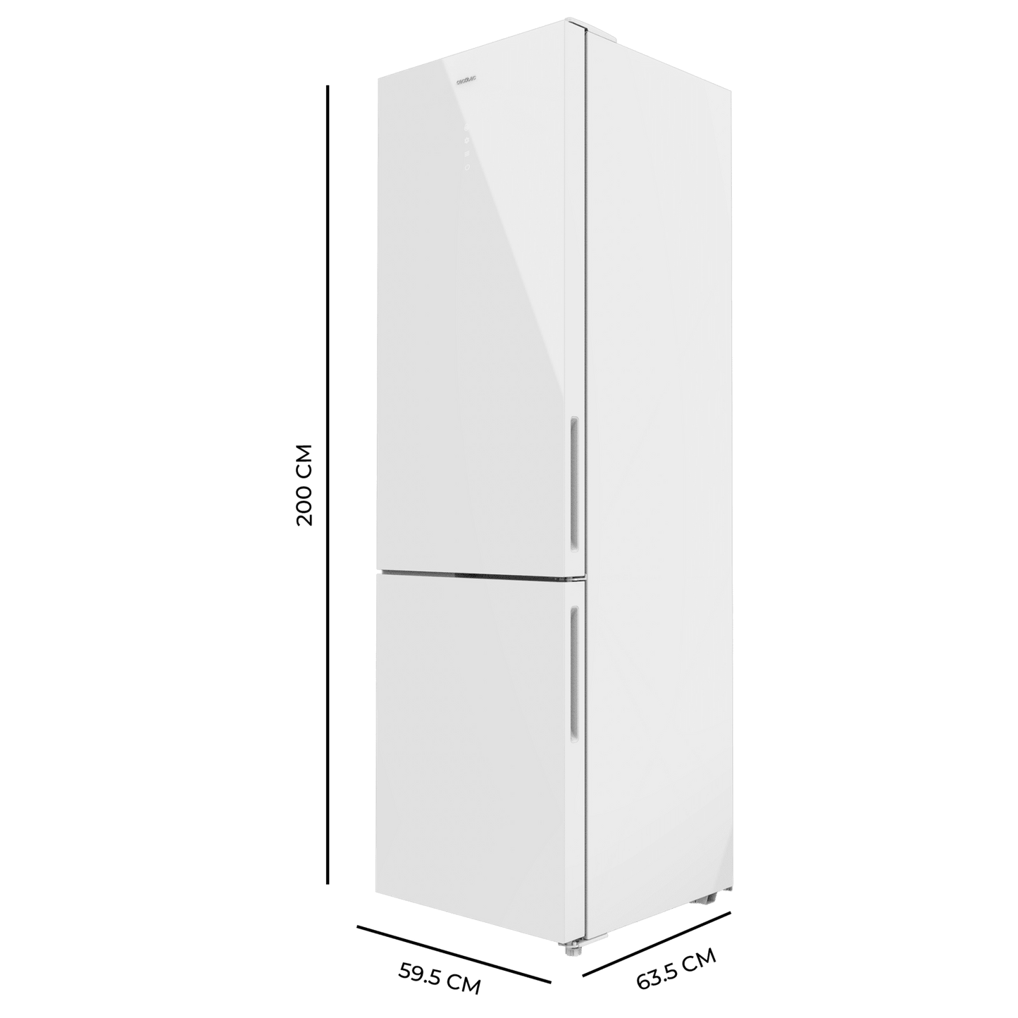 Cecotec Bolero CoolMarket 356 Frigorífico White Glass No Frost