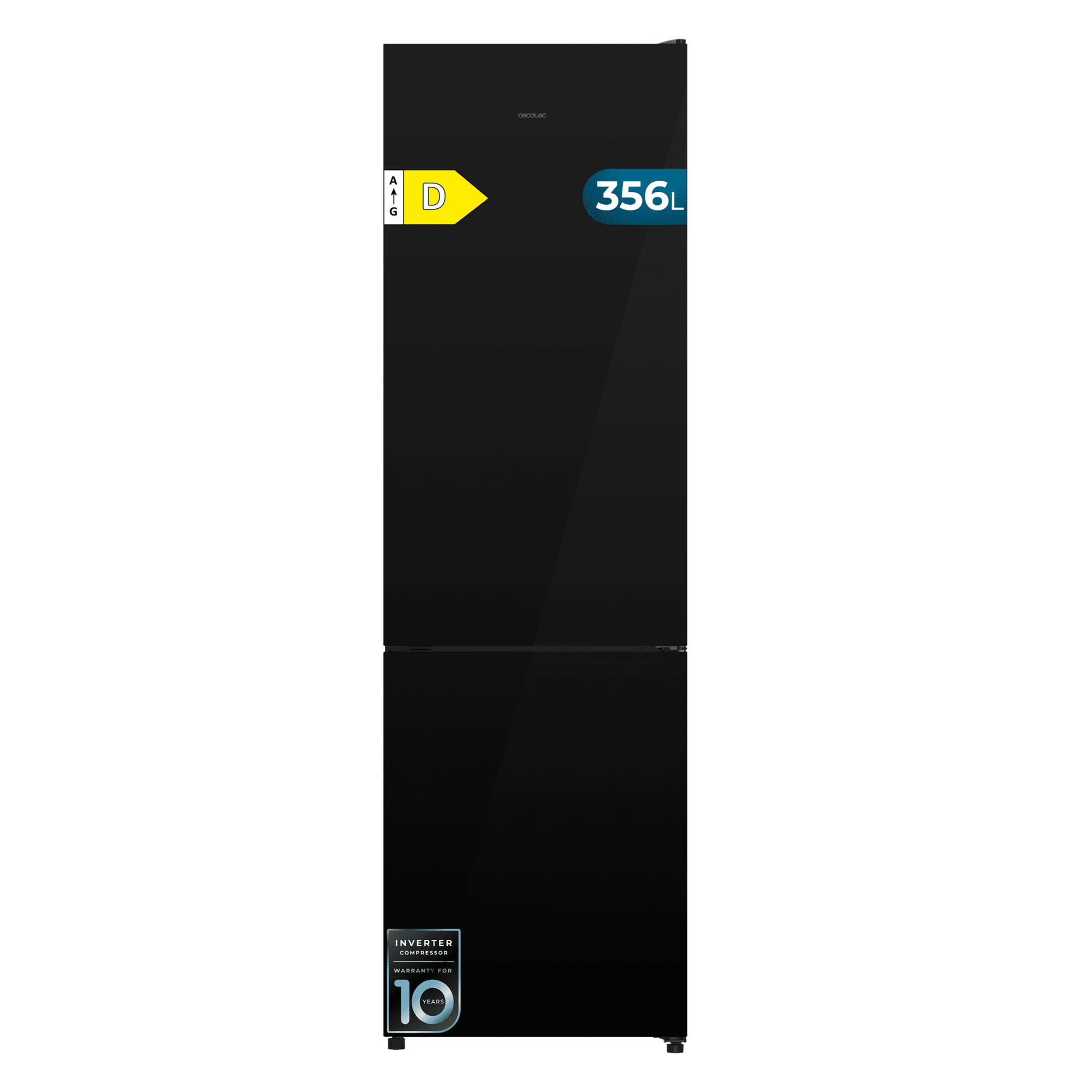 Cecotec Bolero CoolMarket Combi 356i Frigorífico Combi No Frost Negro