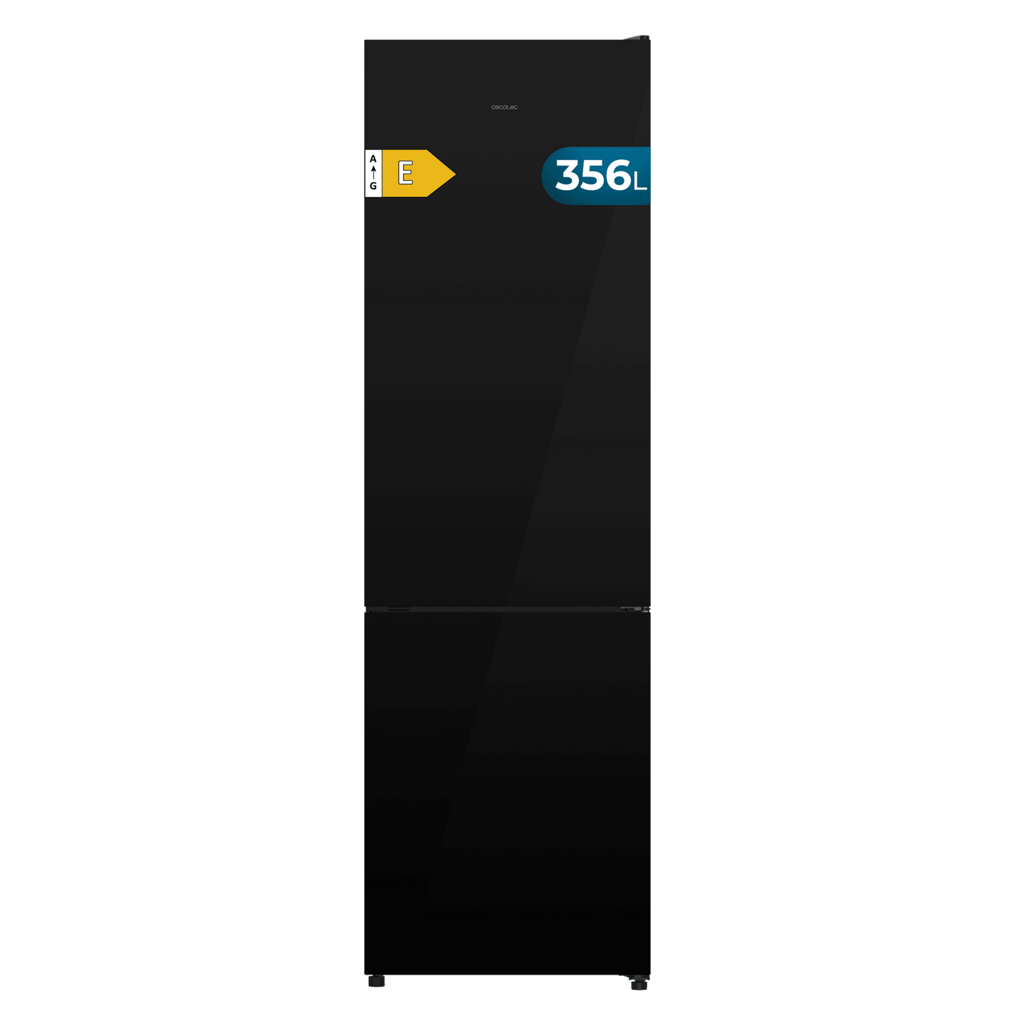 Cecotec Bolero CoolMarket Combi 356i Frigorífico Combi Black Glass
